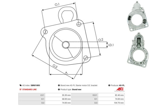 Starter motor cover, carburetor, Image 3