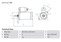 Starter 1053 Bosch