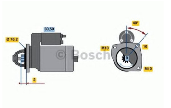 Starter 1666 Bosch
