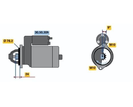 Starter 1692 Bosch, Image 2