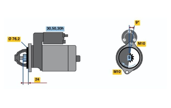 Starter 1692 Bosch, Image 2