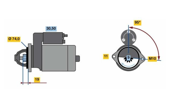 Starter 2326 Bosch, Image 2