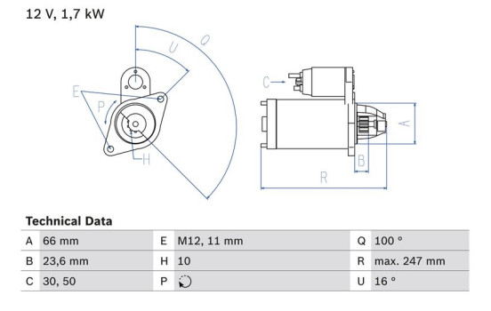 Starter 2403 Bosch