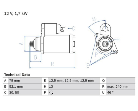 Starter 2522 Bosch