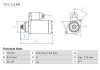 Starter 2600 Bosch