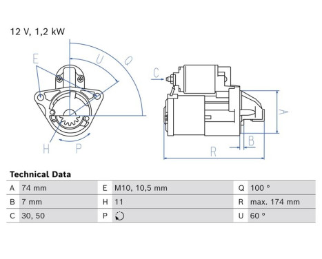 Starter 2926 Bosch