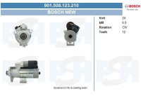 Starter 901.508.123.210 Bosch
