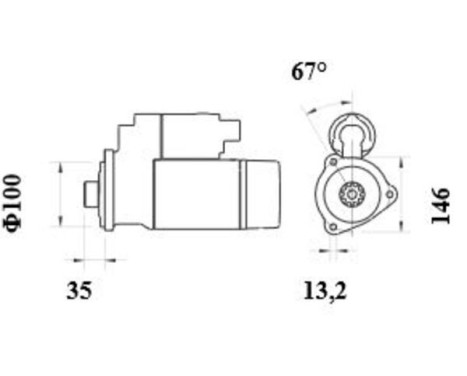 Starter Belarus 3.2 kw, Image 2