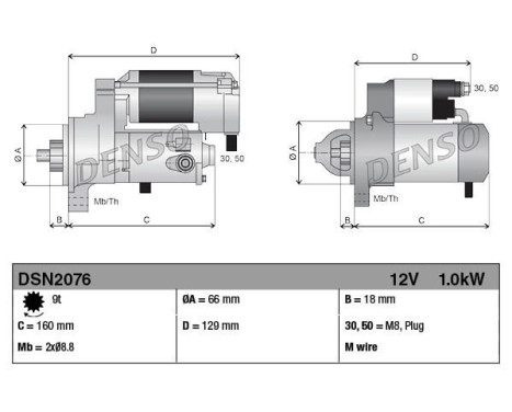 Starter DSN2076 Denso