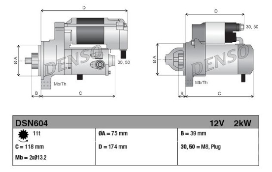 Starter DSN604 Denso
