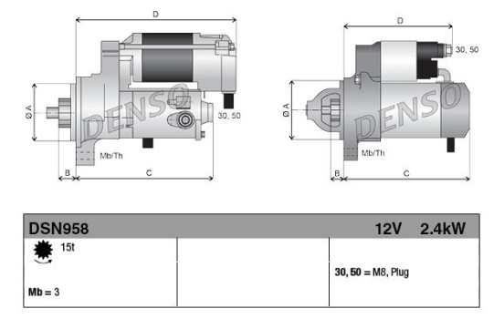 Starter DSN958 Denso