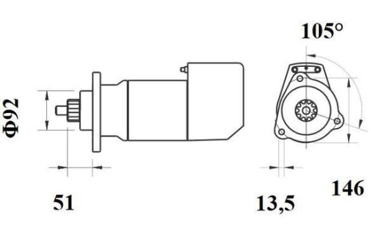 Starter MAN 5.4 kW, Image 3