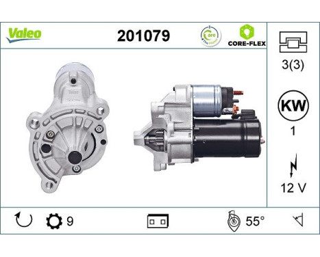 Starter motor / Starter 201079 Valeo, Image 2