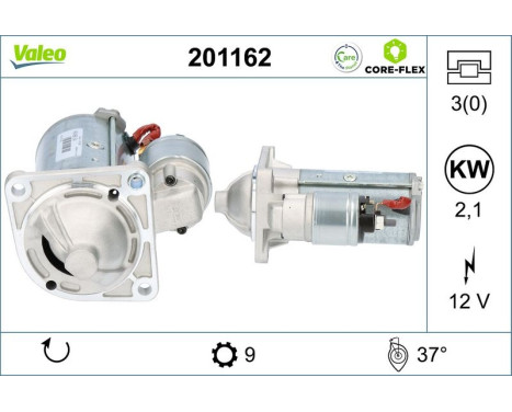 Starter motor / Starter 201162 Valeo, Image 5