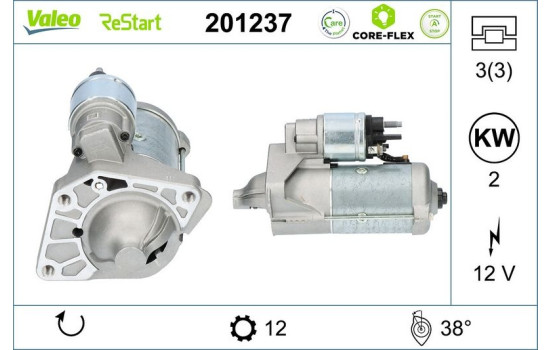 Starter motor / Starter 201237 Valeo, Image 5