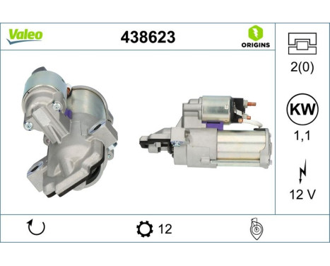 Starter Motor / Starter 438623 Valeo, Image 4