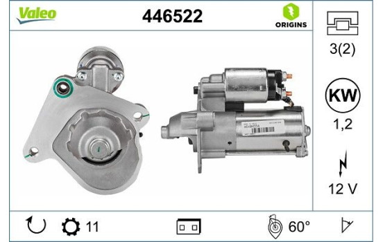 Starter motor / Starter 446522 Valeo, Image 4