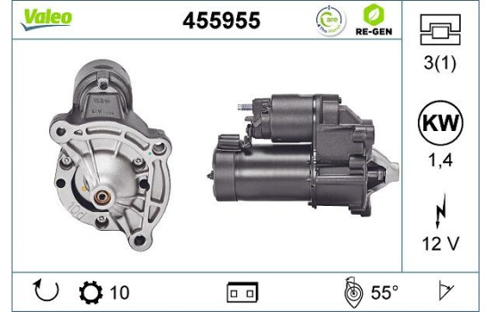 Starter motor / Starter 455955 Valeo, Image 2