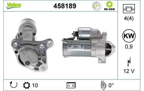 Starter motor / Starter 458189 Valeo, Image 2