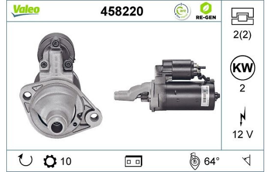Starter motor / Starter 458220 Valeo, Image 2