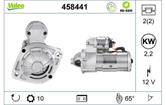 Starter Motor / Starter 458441 Valeo, Image 2