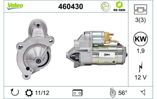 Starter motor / Starter 460430 Valeo, Image 2