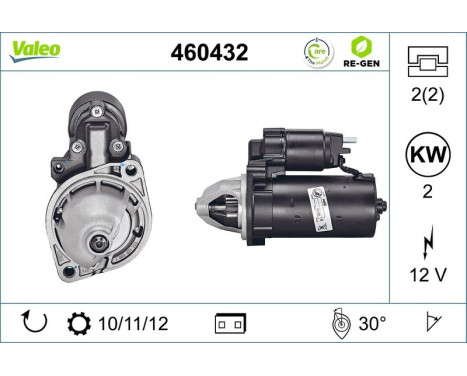 Starter motor / Starter 460432 Valeo, Image 2