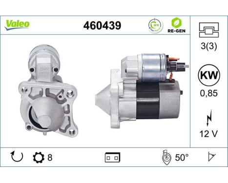 Starter motor / Starter 460439 Valeo, Image 2