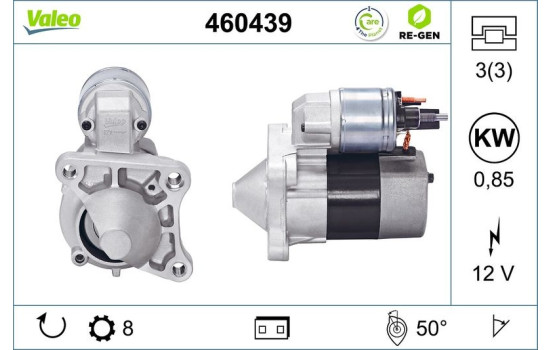 Starter motor / Starter 460439 Valeo, Image 2