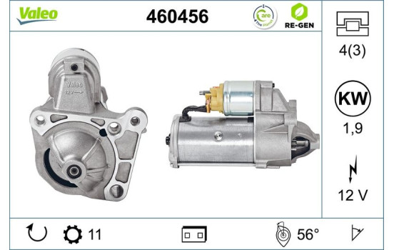 Starter Motor / Starter 460456 Valeo, Image 2