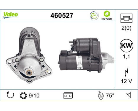 Starter motor / Starter 460527 Valeo, Image 5