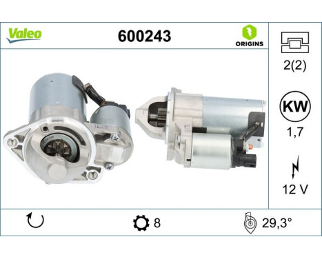 Starter Motor / Starter 600243 Valeo, Image 4