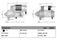 Starter Motor / Starter DSN2032 Denso