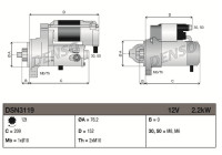 Starter motor / Starter DSN3119 Denso