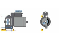 Starter motor / Starter S78-M12V(R) Bosch