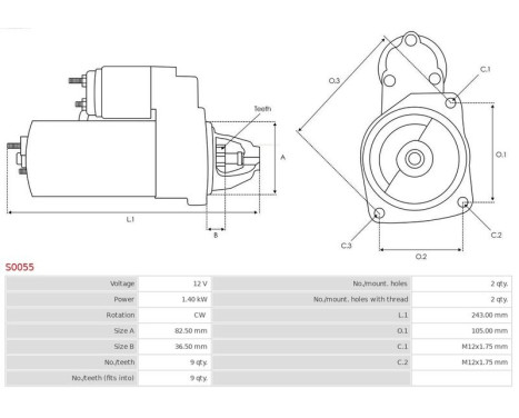 Starter motor / Starter