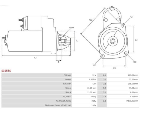 Starter motor / Starter