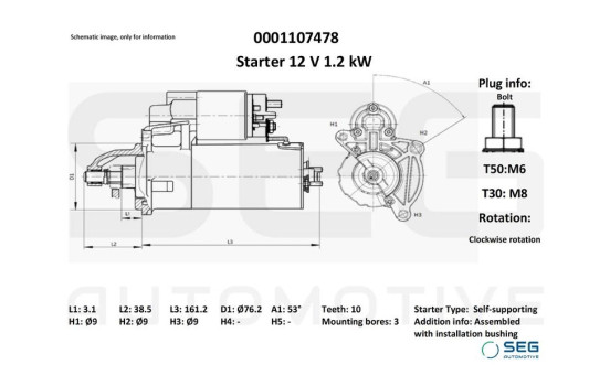 Starter motor / Starter