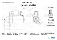 Starter motor / Starter