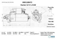 Starter motor / Starter