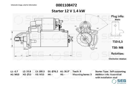 Starter motor / Starter