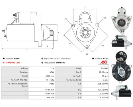 Starter motor / Starter, Image 5