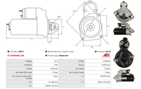 Starter motor / Starter, Image 5