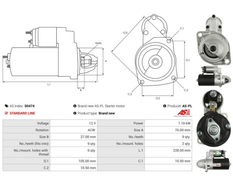 Starter motor / Starter, Image 5