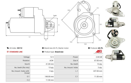 Starter motor / Starter, Image 5