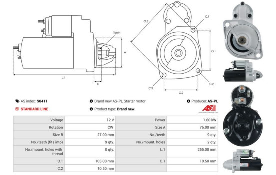 Starter motor / Starter, Image 5