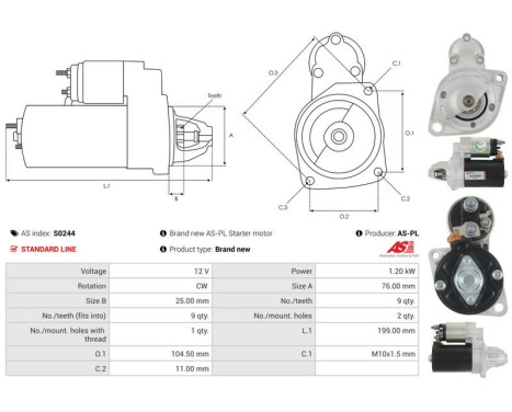 Starter motor / Starter, Image 5