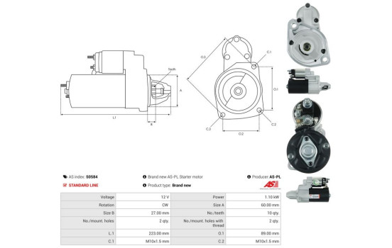 Starter motor / Starter, Image 5