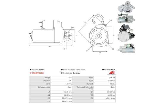 Starter motor / Starter, Image 5