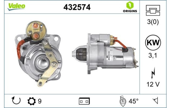 Starter NEW ORIGINAL PART 432574 Valeo, Image 2